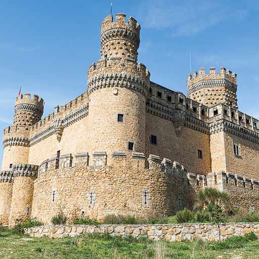 Castillo de Manzanares El Real en Madrid