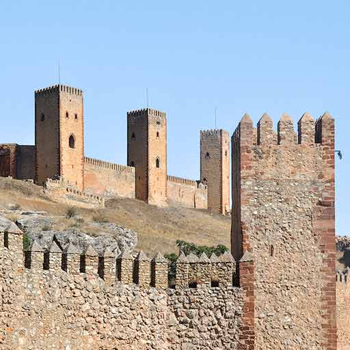 Castillo de Miraflores en Alconchel, Badajoz