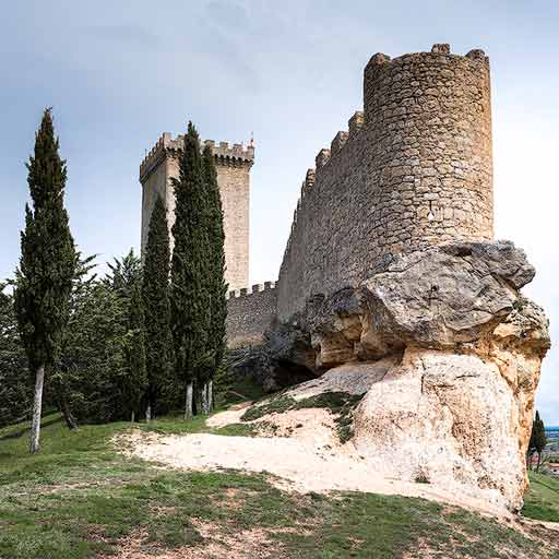 Castillo de Peñaranda de Duero en Burgos