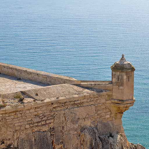 Castillo de Santa Bárbara en Alicante