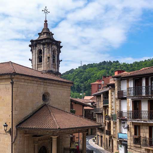Pueblo de Lezo en Gipuzkoa