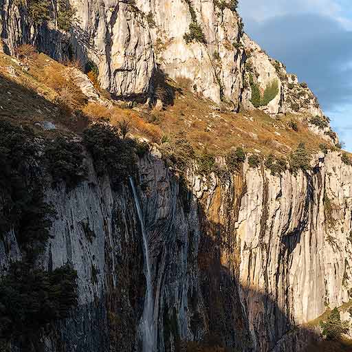 Nacimiento del río Asón en Cantabria