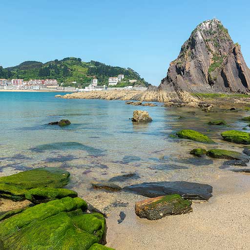 Playa de Saturrarán en Mutriku