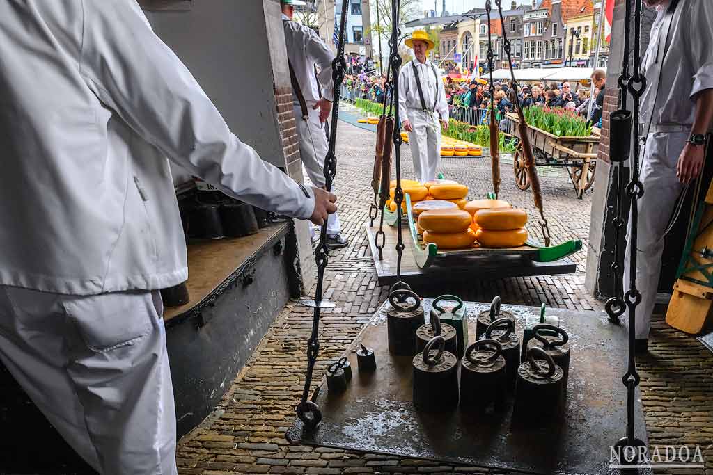 Balanza Pública del mercado del queso de Alkmaar