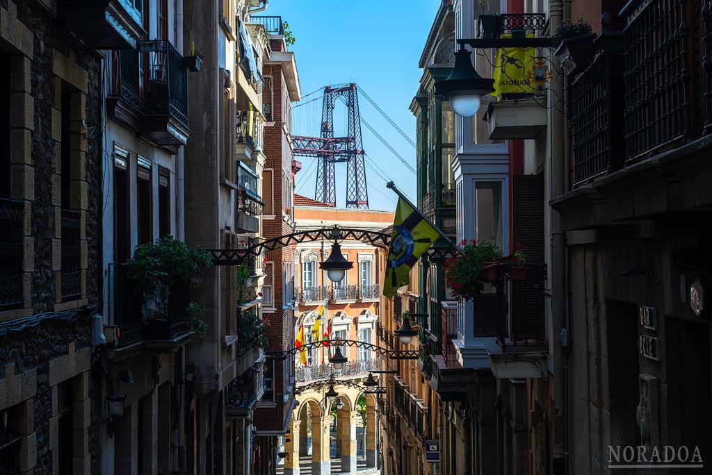 Vistas desde la calle Santa María de Portugalete