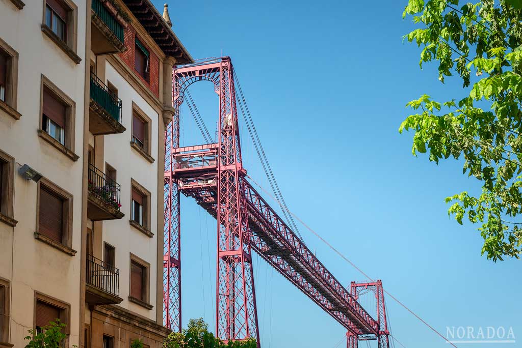 Vistas desde el barrio de Las Arenas de Getxo