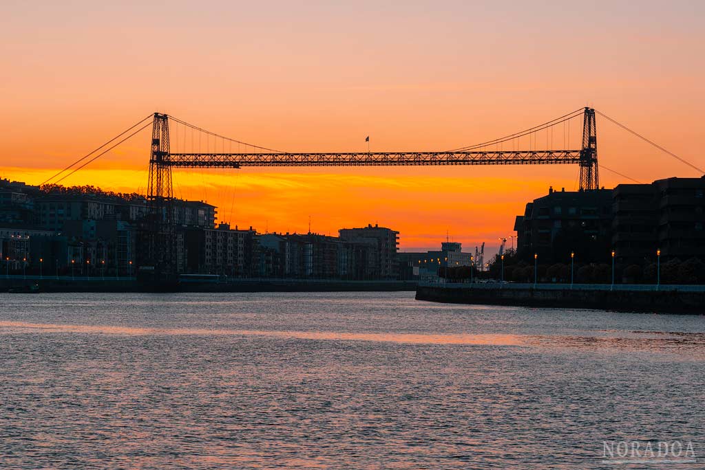 Desde el muelle de la Benedicta al atardecer