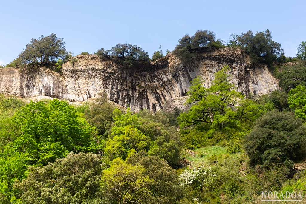 Paredes rocosas del Cañón del río Iranzu