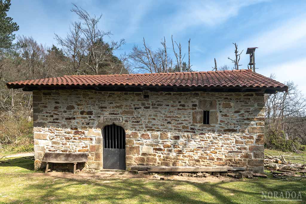 Ermita de Santa Marina, final del recorrido