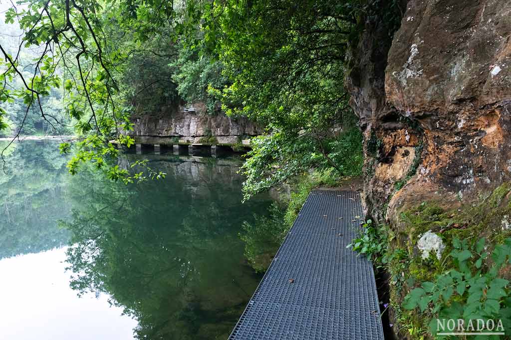 Tramo final de la Senda fluvial Gibaja