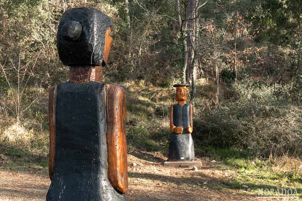 Figuras del bosque animado de Berriozar