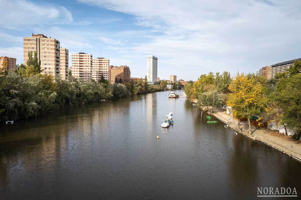 Río Pisuerga a su paso por Valladolid